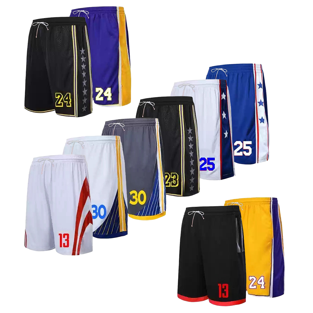 Modische Sport-Basketball-Shorts für Herren, mehrfarbige Trainings-Shorts, Sommer-Shorts für Jungen und Mädchen, atmungsaktive Sport-Shorts für Erwachsene, Streetwear