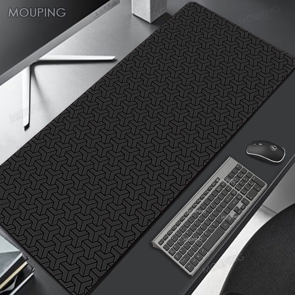 Black Deskmat Carpet Desk Accessories Laptop Gamer Mouse Pad White Mouse Pad Large Mousepad 900x400 Office Tables Mouse Mats
