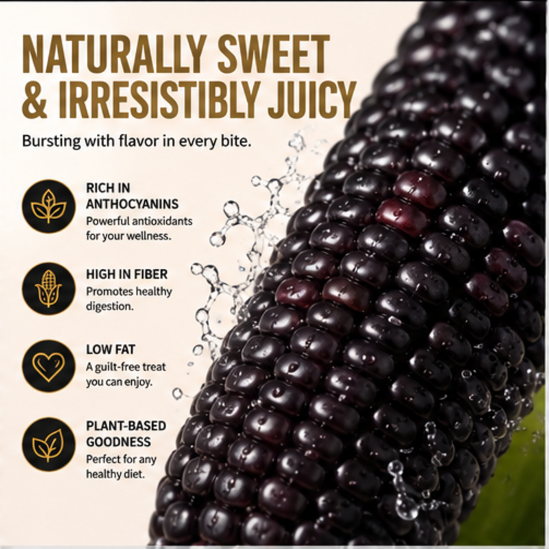 El maíz N47 premiado crece en suelo negro de alta latitud rico en nutrientes. Paquete de varios sabores listo para comer, sin OMG ni aditivos. Los granos crujientes y jugosos ofrecen una dulzura natural auténtica para comidas saludables.