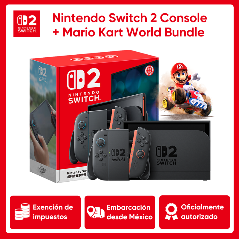Versión Global Nintendo Switch 2 Pantalla LCD de 7.9 Pulgadas Mando Joy-Con2 Modo TV Estable Consola de Videojuegos NS2 Diseño Magnético Dispositivo de Juego Portátil