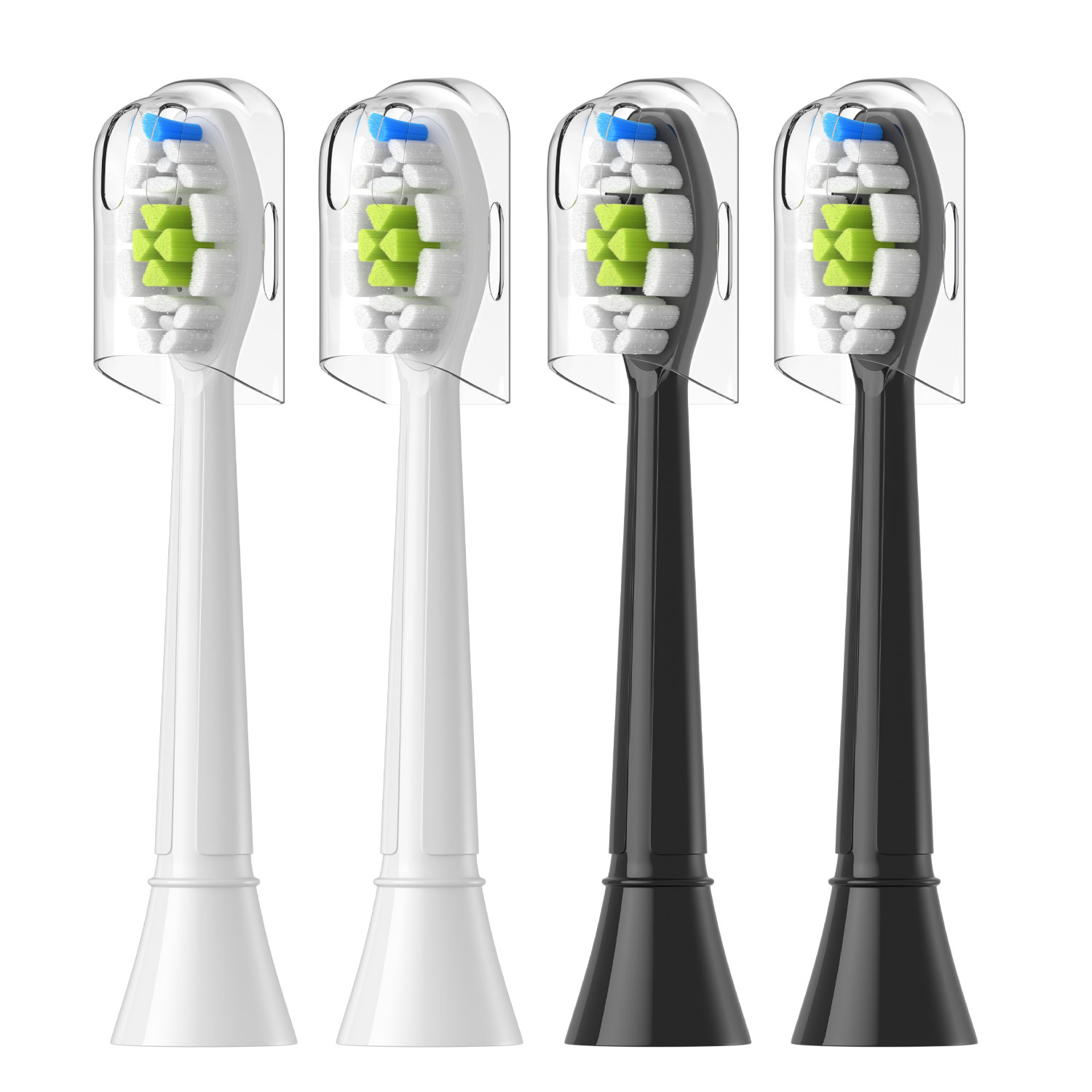Wymienne główki szczoteczki kompatybilne z elektryczną szczoteczką do zębów Philips Sonicare, pasujące do modeli EasyClean, Gum Health, FlexCare, Healthy