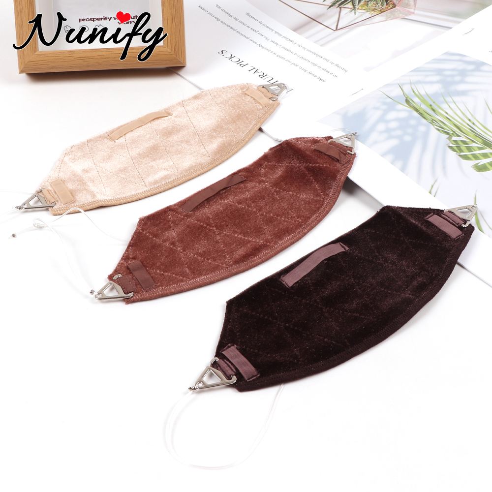 Bande de poignée de perruque en velours, poignée supérieure sans colle pour décoration de cheveux, sangle translucide réglable, bandeau supérieur pour votre perruque ou Topper