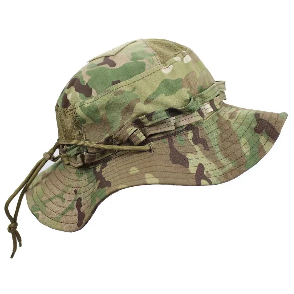 Gorra de Pesca y Senderismo Multicam 2026: Nueva Gorra Táctica Camuflada con Bolsillo Cuadrado para Entusiastas del Aire Libre