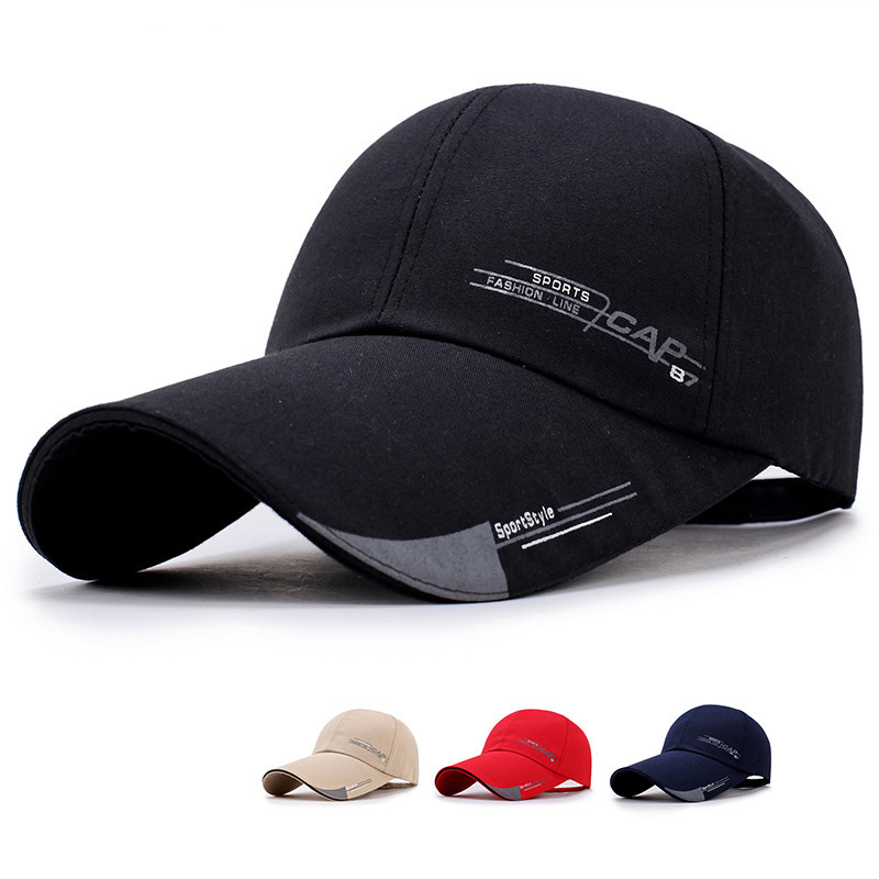 Boné de beisebol esportivo boné de sol de cor sólida casual moda ao ar livre hip-hop gats para homens e mulheres chapéu