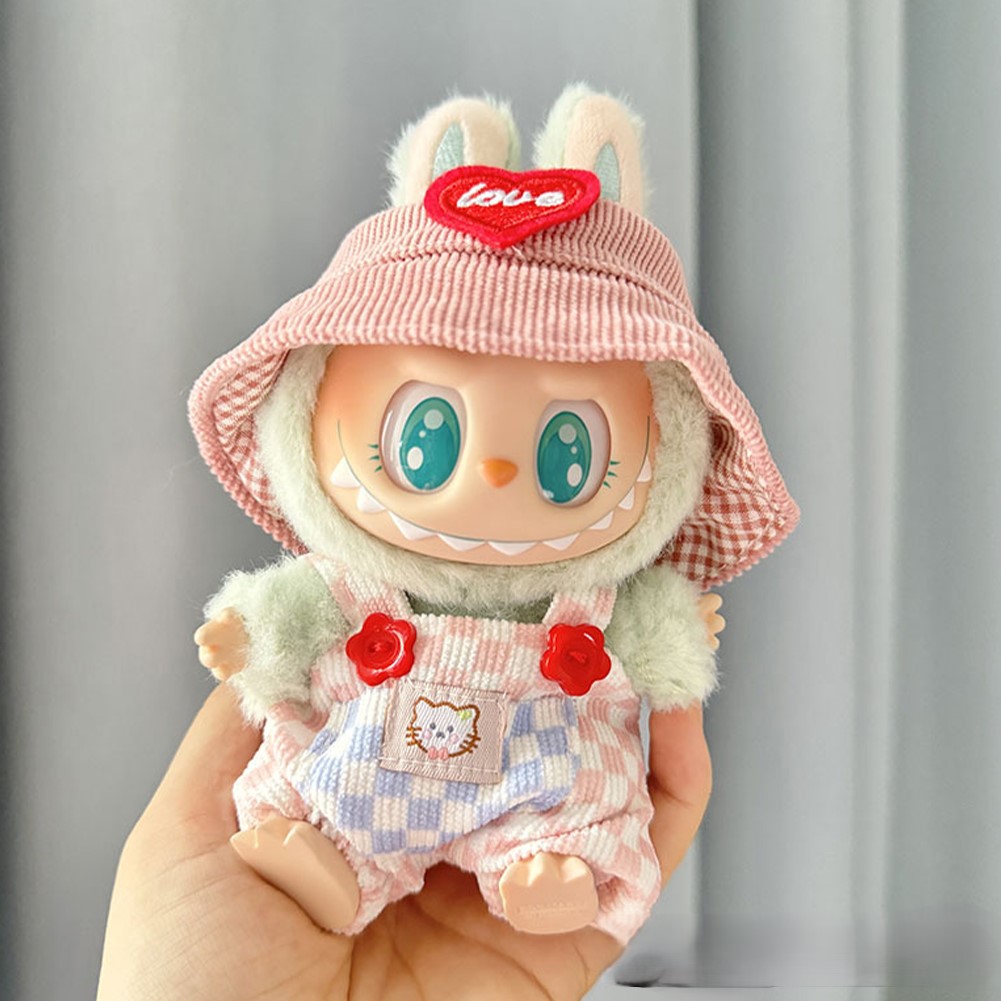 お揃いの靴が付いた漫画のよだれかけパンツ、カワイイ服、かわいいミニラブ、アクセサリー、15cm