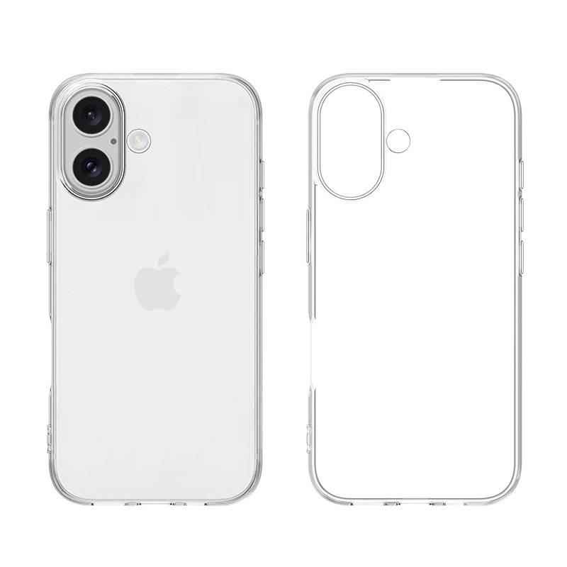 Ультратонкий силиконовый мягкий чехол для телефона iPhone 17 Pro Max, прозрачный тонкий чехол для Apple 17 Air 17ProMax 17Air, противоударный ТПУ