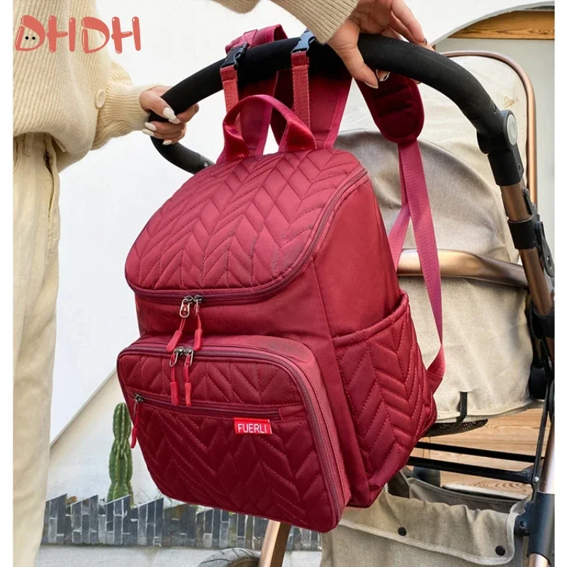 Carrinho de bebê saco de fraldas múmia mochila de armazenamento à prova dwaterproof água bolsa de viagem ao ar livre mamãe saco de maternidade para coisas do bebê
