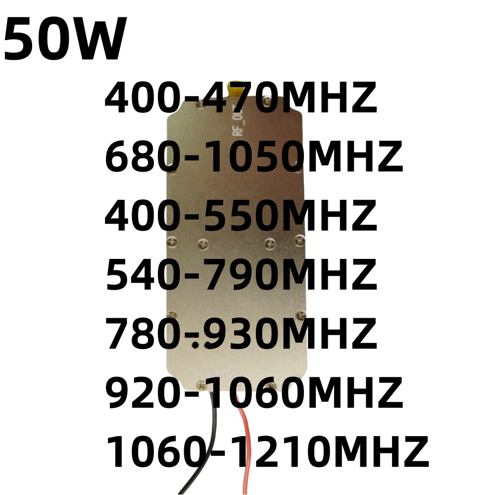 50 Вт 400-470MHZ680-1050MHZ400-550MHZ540-790MHZ780-930MHZ920-1060MHZ1060-1210MHZ для усилителя мощности RF, шумогенератор
