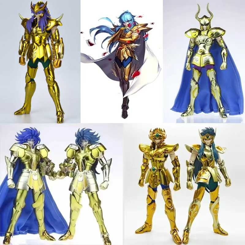 Figurines Saint Seiya Myth Cloth : Pêcheurs, Aphrodite, Scorpion, Aquarius, Camus, Capricorne, Shura, Lion, Aiolia, Gémeaux, Saga Plus 3.0