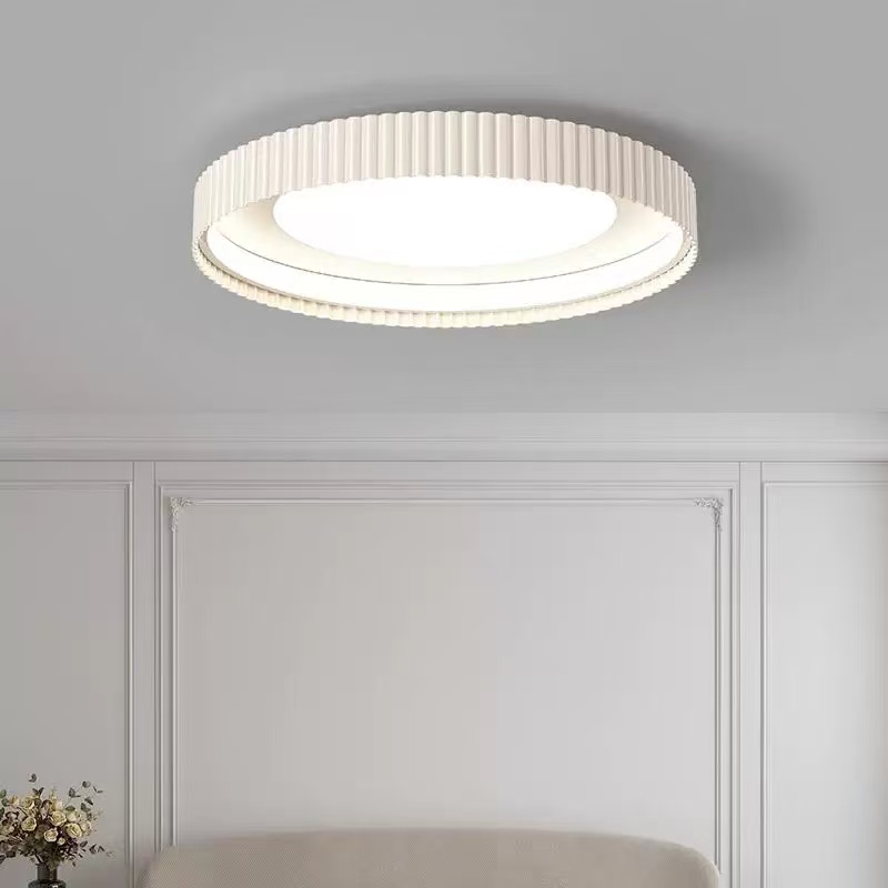Modern Round Master Bedroom Metal LED Ceiling Light Simplicity Stylish Home Decoration for Living Dining Room Balcony Chandelier