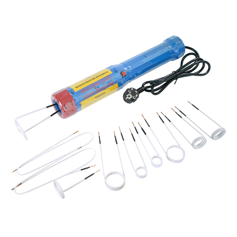 1100W Mini Aquecedores de Indução Magnética Sem Chama 110V / 220V Ferramentas de Reparo para Removedor de Parafuso de Carro com 3/8 Bobinas