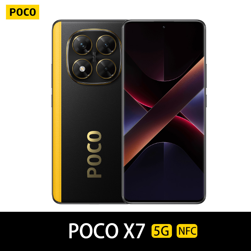 POCO X7 5G, NFC, Smartphones, Dimensity 7300-Ultra, 120 Hz, câmara principal de 50 MP com OIS, IP68 resistente à água, bateria de 5110 mAh,Carregador não incluído