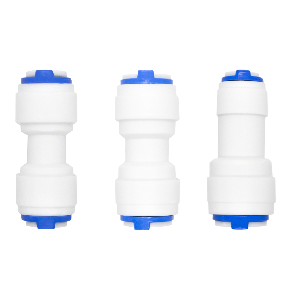 YQBS 3/8" 1/4" Ro  Water Quick Connector Straight OD Push RO Aquarium Accessories Tube Pipe Fitting