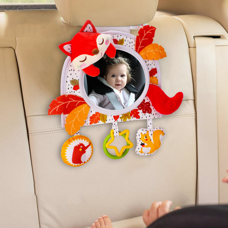Espelho traseiro do bebê espelho retrovisor do assento traseiro do carro de segurança ajustável 0 12 meses crianças monitor
