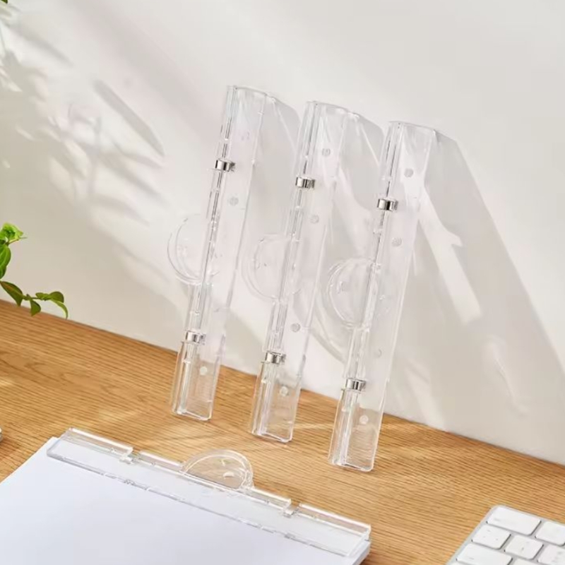 1PC 透明クリップ文具フォルダー紙フォルダー黒板ブッククリップ A4 ホワイトボード磁気クリップ