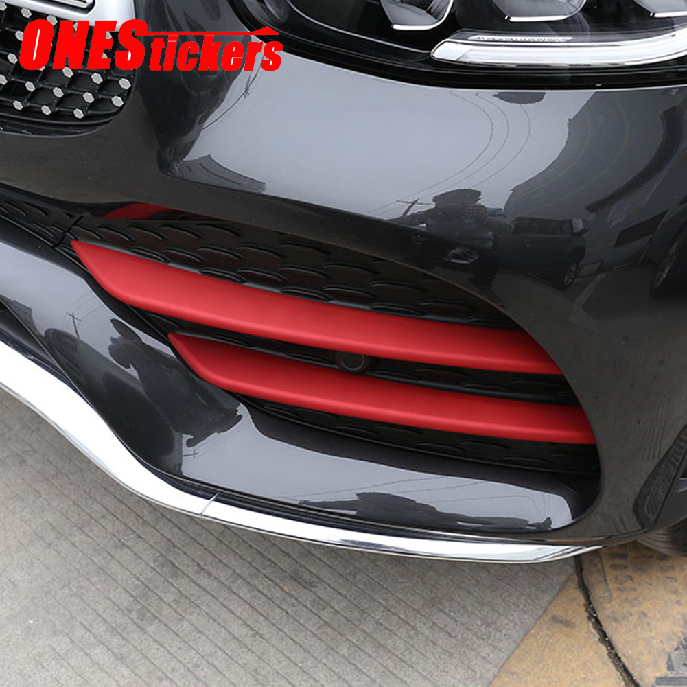 Do Mercedes Benz GLC Class X253 2020-2022+ Akcesoria samochodowe Przedni zderzak Kratka przednia Splitter Spoiler Osłona lampy przeciwmgielnej Listwy ozdobne