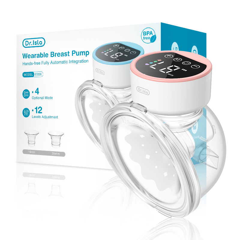 Extractor de leche eléctrico MAMIJOY con brida de 19/24mm, extractor de leche portátil manos libres, silencioso y cómodo