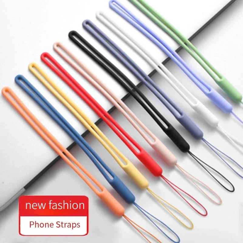 シリコーンリストストラップ携帯電話ストラップチャームかわいいストラップ Iphone ストラップカメラキーコードストラップキーチェーン吊りロープ