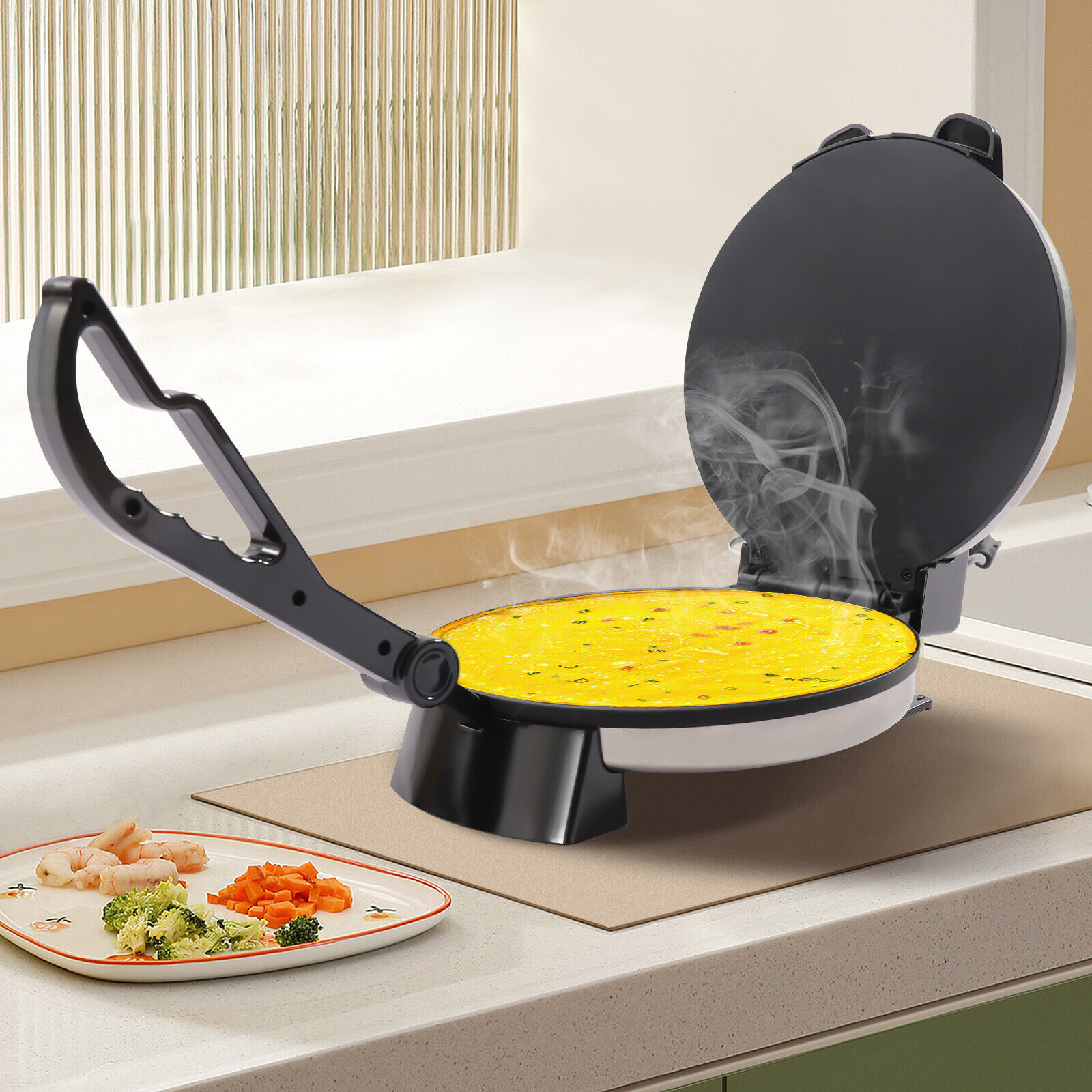 220V 1800W Chapati Roti Maker Flatbread Tortilla Maker Eletrodomésticos de cozinha
