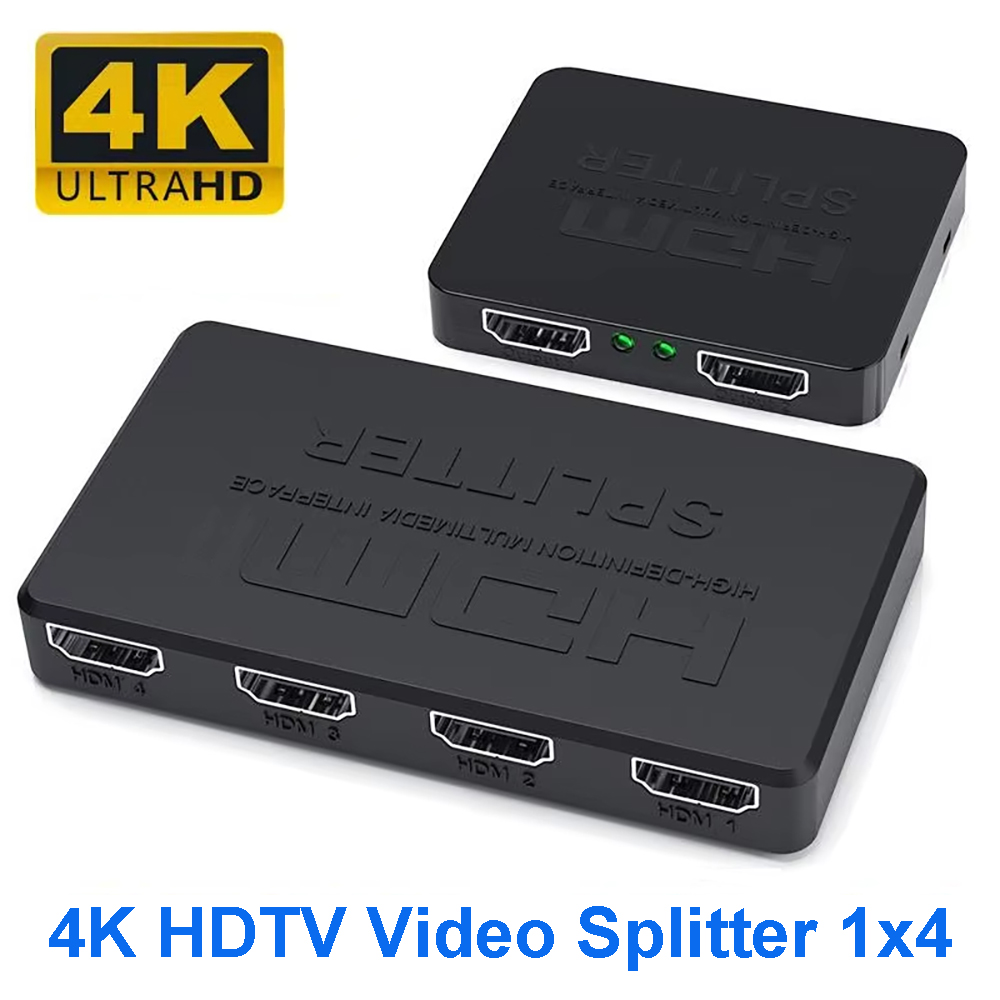 4K 2K 1 in 4 out Splitter compatibile HDMI Switcher video HD 4x1 Switch HDTV Adattatore compatibile HDMI per PS4 Xbox DVD PC portatile
