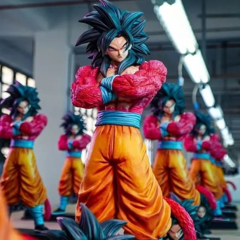 32cm 30cm Dragon Ball Jt Super Saiyan 4 Goku Vegeta Dubbelkopig Beeldje PVC Model Bureaudecoratie Verjaardagscadeau voor Jongens