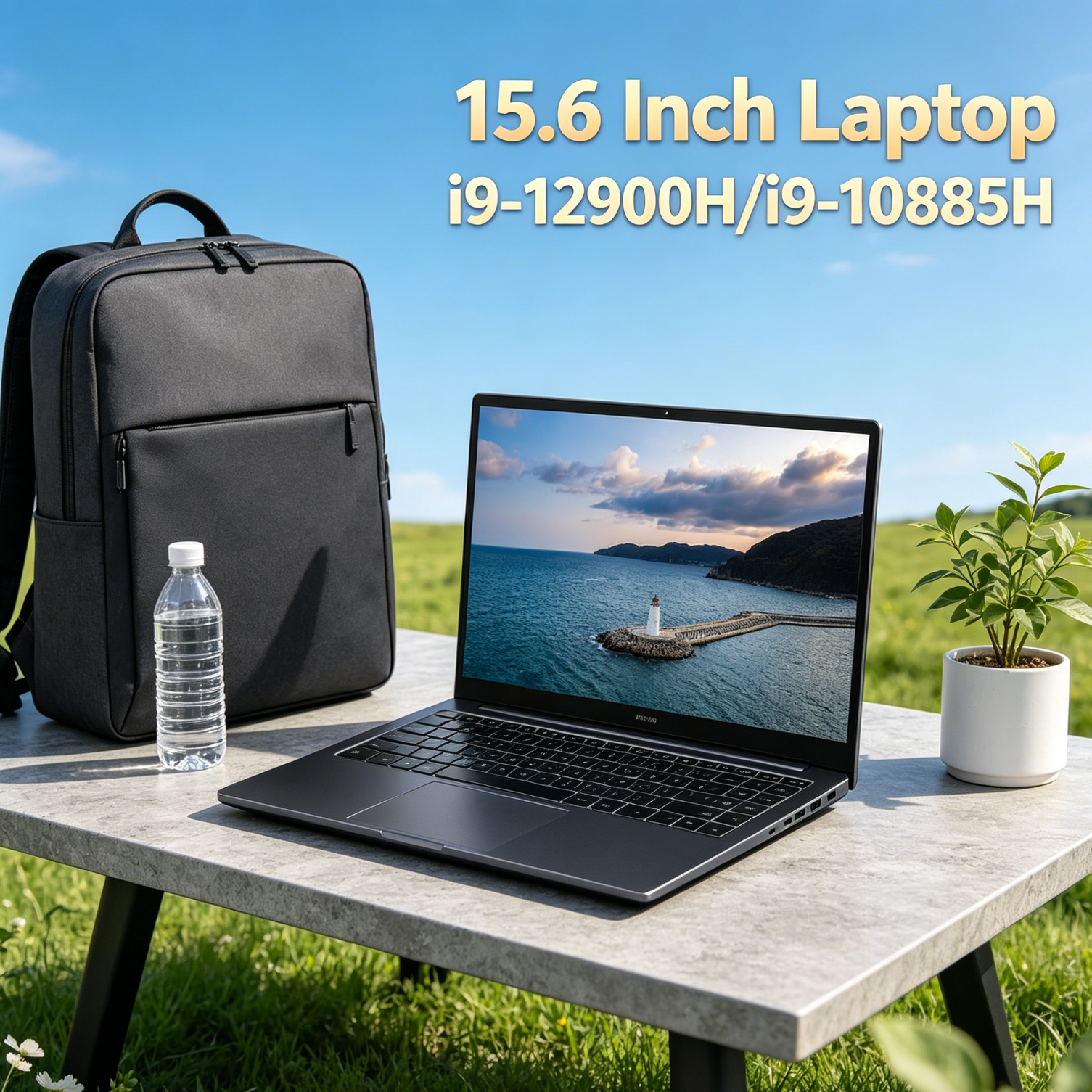 Impresionante Ultrabook Empresarial de 15.6" con Intel Core i9-10885H/i9-12900H, Windows 11 Pro, Doble SSD M.2, WIFI5, Bluetooth, Desbloqueo por Huella Dactilar, Ultrafino