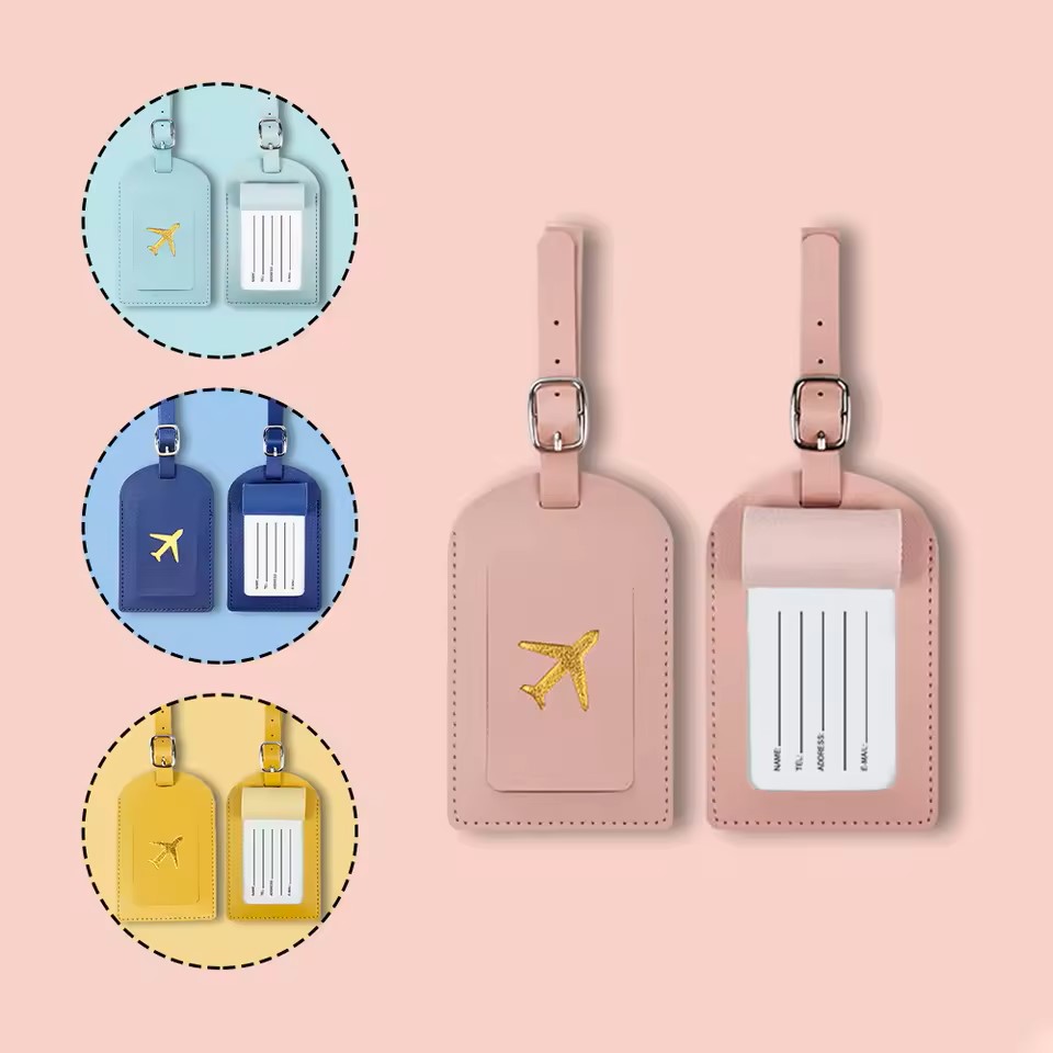 Hot Stamping เครื่องบินกระเป๋าเดินทาง PU หนังหนากระเป๋าถือปกหนังสือเดินทาง