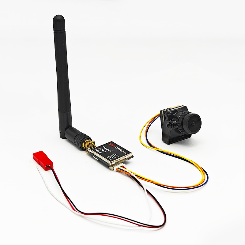 FPV ชุด TS5823Pro 200 mW/600 mW 5.8GHz 40CH เครื่องส่งสัญญาณและ Cmos 1/3 1800TVL Mini FPV กล้อง 2.1 มม.สําหรับ RC Racing Drone รุ่น