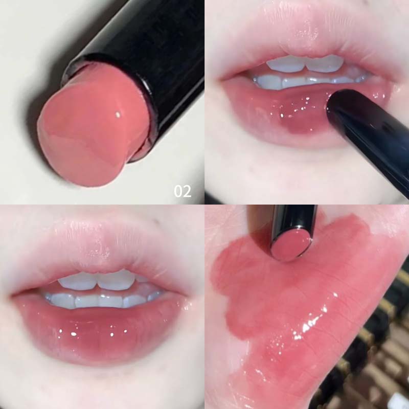El lápiz labial de espejo tiene una textura suave, color rico y formación de película que no se seca ni se pega, labios hidratantes y Pouty