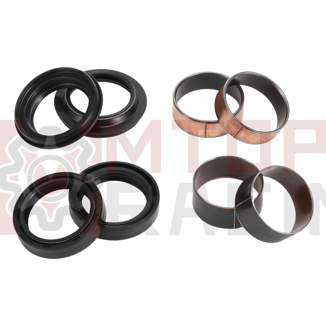 44065-1115 92093-1472 Fork Tube Oil Seal Dust Seal Bushing Set For Kawasaki ER650 ER-6N 2012-2016 ER6F NINJA EX650 2009-2016