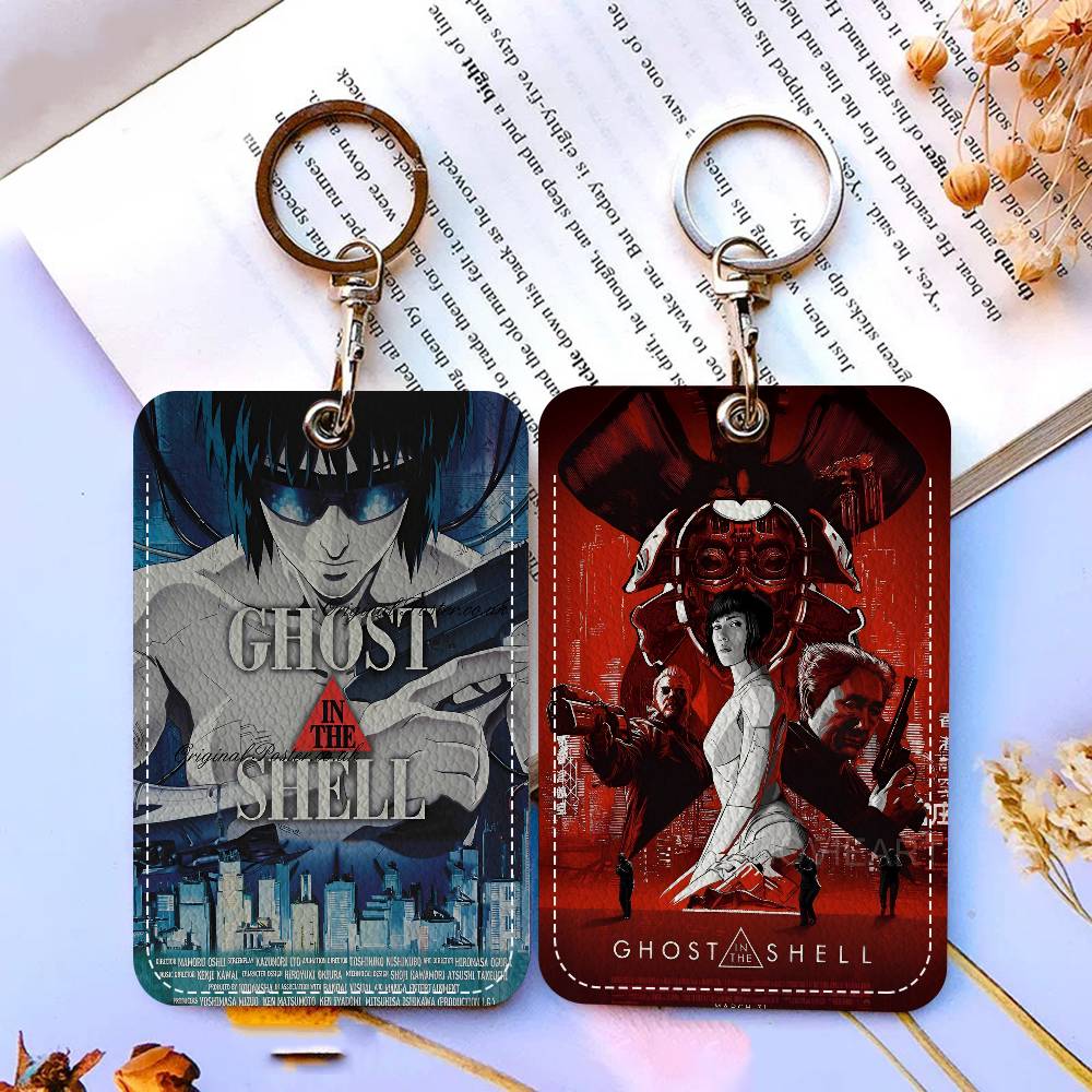 Breloczki Anime Ghost In The Shell, etui na karty, breloki do kluczy, breloki do banku, autobusu, na karty identyfikacyjne, karty kredytowe, łańcuszki do kluczy