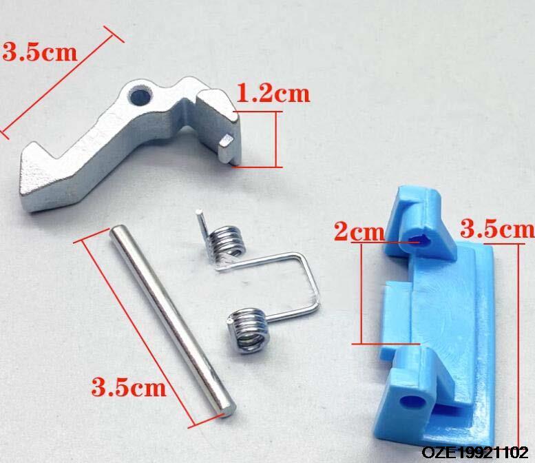 Kait kunci pintu untuk Midea Aksesori mesin cuci-kompatibel untuk MG70-1213EDS & Kunci MG80-1213EDS kait dan gerendel kunci pintu