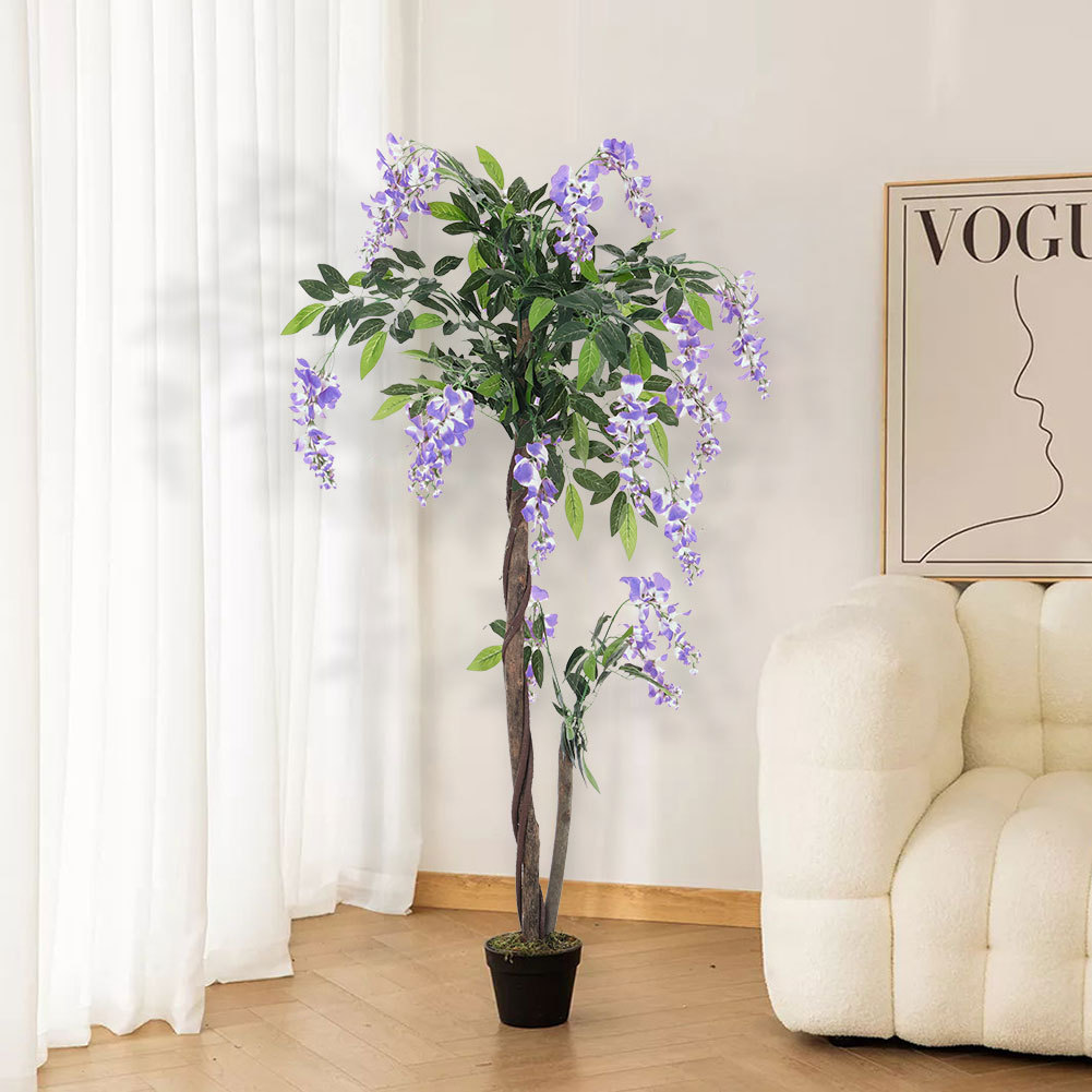 【BreesbijnenBuiten Realistische Kunstmatige Palmboomplant In Pot
