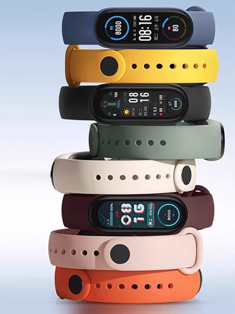 Cinturino per Xiaomi Mi Band 7 6 Cinturini Miband6 NFC silicone Sostituzione di alta qualità correa mi band 7 6 3 4 5 Cinturini sportivi per orologi