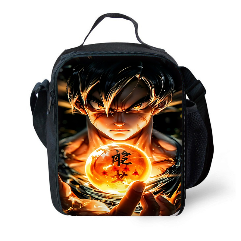 Bolsa aislante de gran capacidad para niño y niña, fiambrera térmica para pícnic al aire libre, Anime g-dragons b-balls