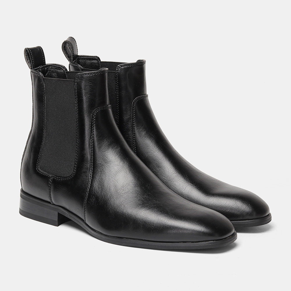 Men Boots Casual 2026 Fashion Brand Comfortable Boots Leather Chelsea boots