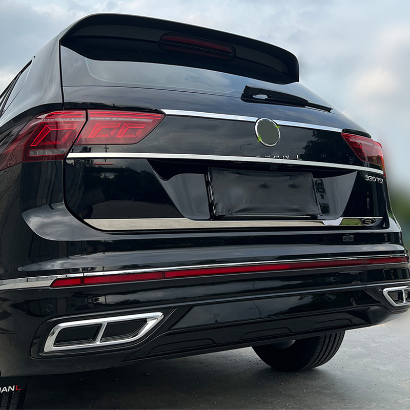 Para VW Tiguan TiguanL2020-2017 moldura de puerta trasera de maletero molduras exteriores accesorios de acero inoxidable protección de puerta trasera automática