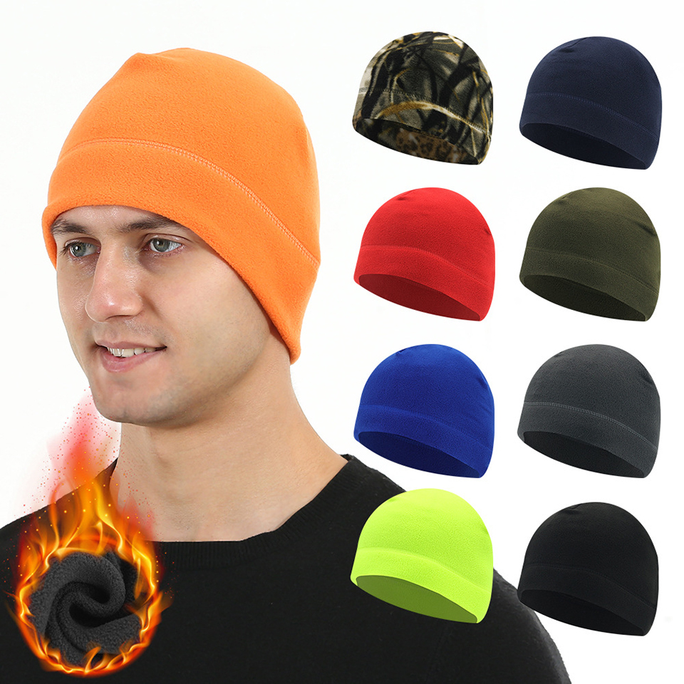 Gtubike chapéu esportivo de lã ao ar livre, pesca, ciclismo, caça, masculino, feminino, quente, à prova de vento, inverno, acampamento, caminhadas