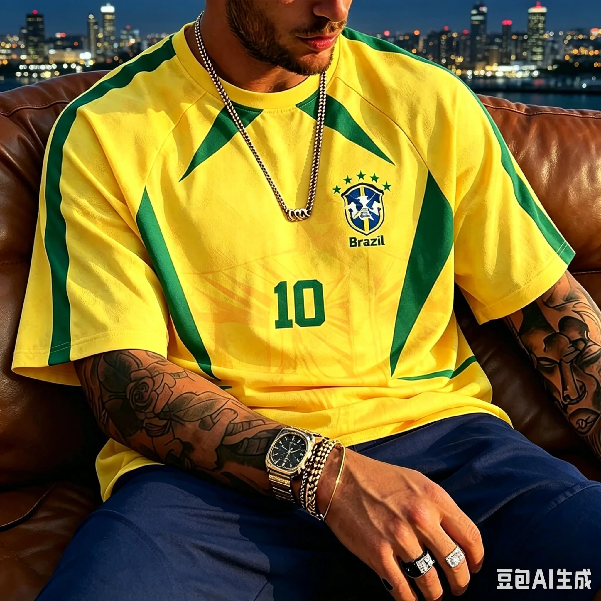 2026 Retro Soccer Jersey Men Yellow Green Quick Dry Football Shirt Breathable Athletic Sportswear Fan Set Plus Size  6XL