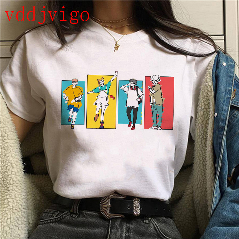 Camiseta de Anime japonés de los 90, camisa de Jujutsu Kaisen Gojo Satoru Yuji Itadori, ropa de calle de Manga, Top de verano