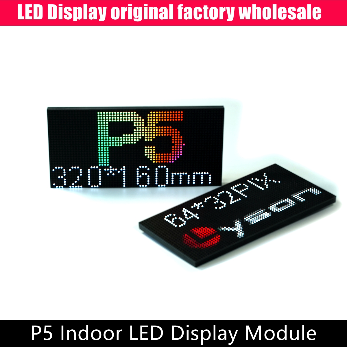 P5 kryty czarny SMD2121 pełnokolorowy panel wyświetlacza wideo 320x160mm 64x32 pikseli niższa cena wysokiej jakości moduł RGB