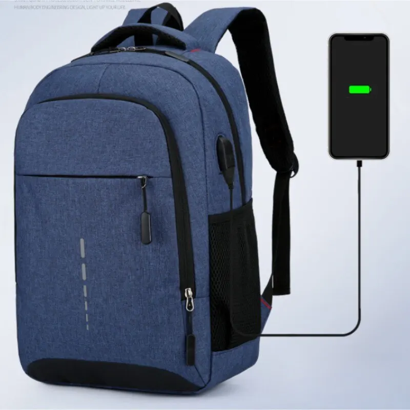 Herren-Rucksack, große Kapazität, einfache Mode, Reisen, Studentin, Computertasche