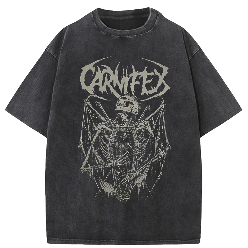 Grunge Goth Gewassen Nieuwe Collectie Herenkleding T-shirt Homme Grafische T-shirts Mannen T-shirt voor Mannen Ropa Hombre