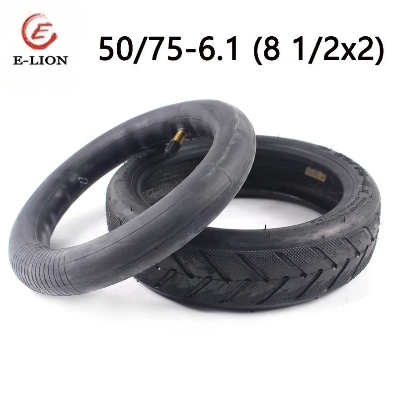 50/75-6.1 Voor Xiaomi Mijia M365 Elektrische Scooter Buitenband Verbeterde Opblaasbare Band 8 1/2X2 buis Band Vervanging Innerlijke Camera