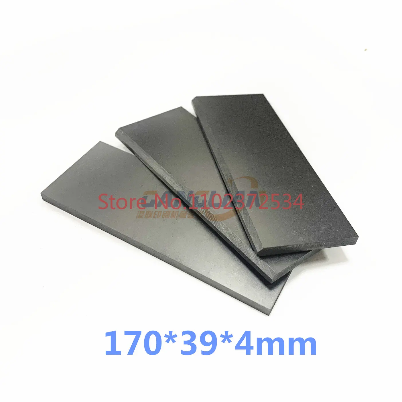 7 peças palhetas 170*39*4mm palhetas de carbono para bomba de vácuo beker folha de carbono folha de lâmina de compressor