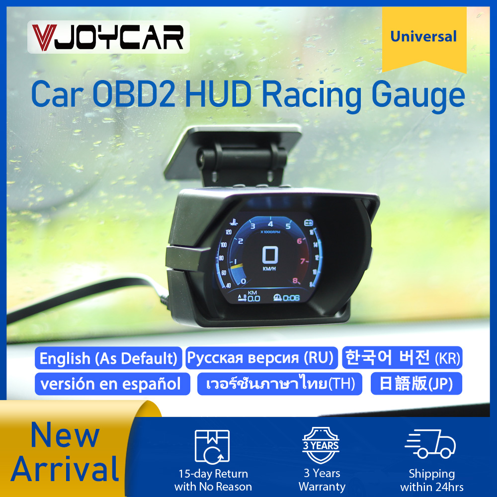 2023 actualizado nuevo V63S OBD2 HUD Gauge Car Head Up Display tablero multifunción refrigerante/temperatura del aceite. Nivel de aceite del consumo de combustible