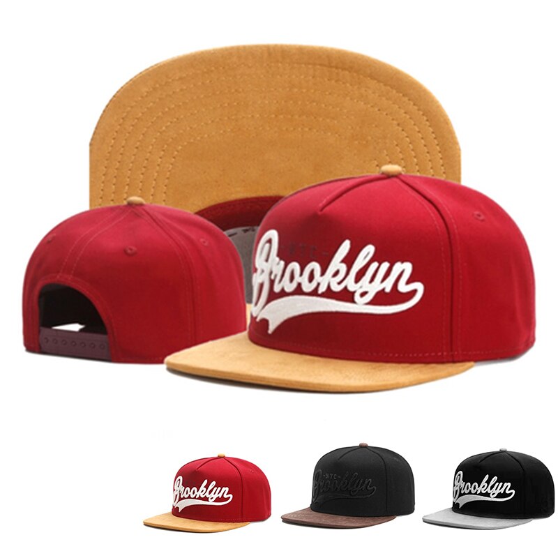 Unisex Brooklyn borduurwerk hiphophoeden buiten verstelbare casual baseball caps zonnebrandcrème hoed