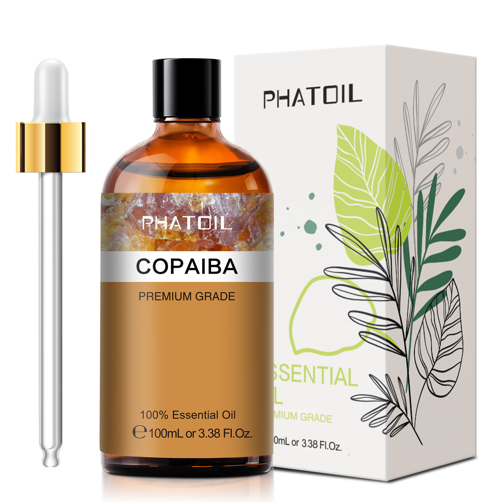 PHATOIL 100 мл Чистые эфирные масла Copaiba Helichrysum Neroli Австралийское чайное дерево Лимон Эвкалипт Куркума Орегано Масло мятника