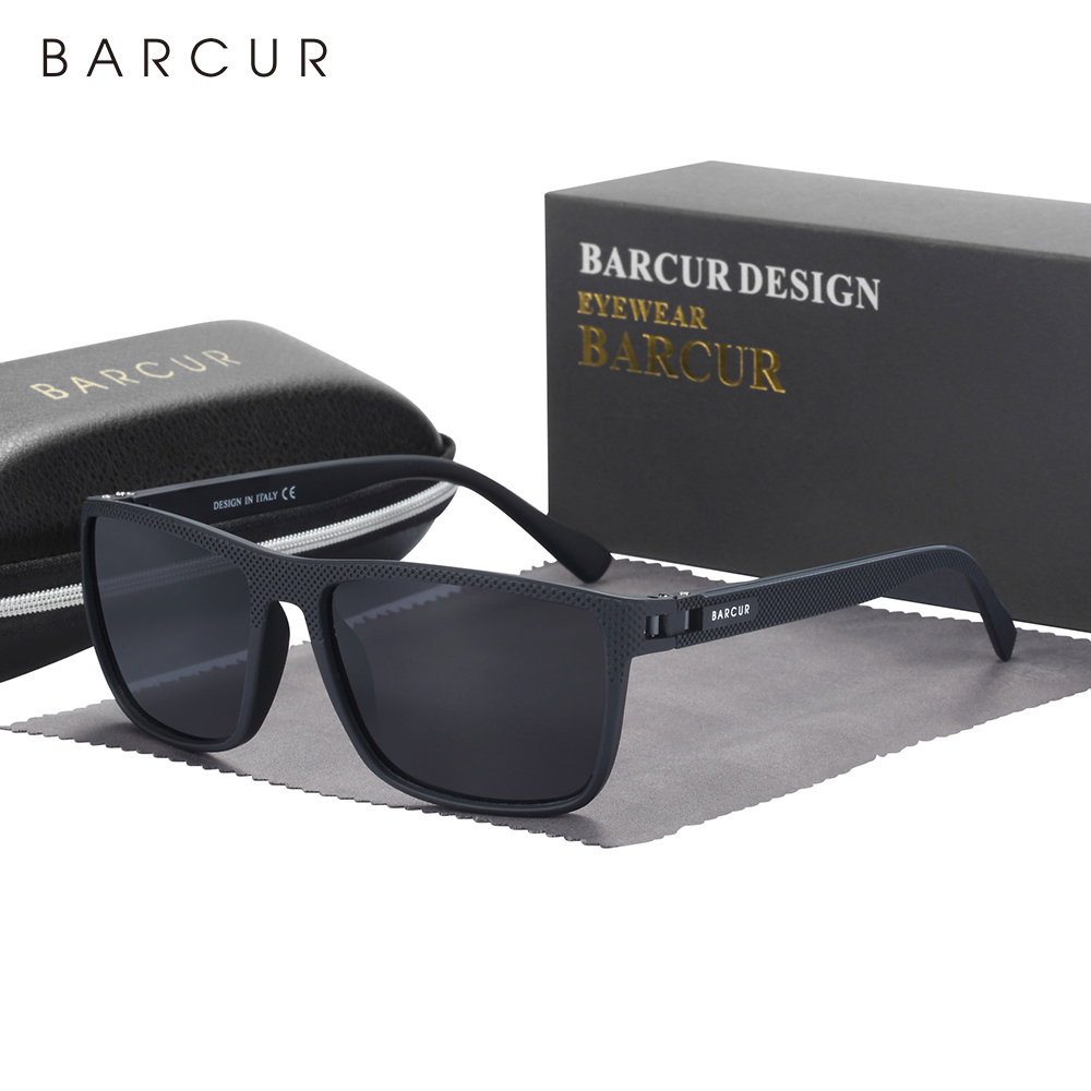 Barrcur masculino polarizado sunclasses tr90 leve pesca viagem óculos de sol feminino ao ar livre acessório oculos