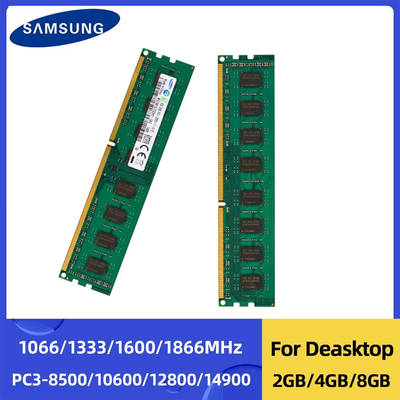 Samsung DDR3 DDR3L 8 ГБ 4 ГБ 2 ГБ 1866 МГц 1600 МГц 1333 МГц 1066 МГц DIMM RAM PC3-14900 12800 1,35 В 1,5 В 240 контактов для настольного компьютера